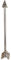 beyoutifulthings Industrial-Piercing Pfeil Silber Industrial-Barbell Industrial-Bar Chirurgenstahl Stab-dicke 1,2-mm Stab-länge 38-mm