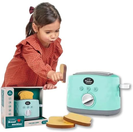 Sobebear Toaster Toy for Kids, Breakfast Maker Pretend Playset, Kitchen Appliance, Fun and Educational Toy for Toddlers, Preschoolers, Boys & Girls, Ages 3+ Years