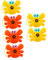 VICASKY Lot de 6 jouets de projection pour tout-petits - Petit appareil photo numérique - Jouet pour enfants - Mini caméra - Jouet pour enfants - Jouet pour appareil photo en plastique