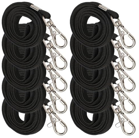 Lot de 10 cordons de sifflet pour arbitre – Cordon porte-clés | Sifflet de camping en plein air pour arbitre d'école, accessoires de sport