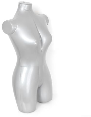 Daaxing Schaufensterpuppenmodell, Präsentationsständer, weibliche Schaufensterpuppe, flexibel, halber menschlicher Körper, kompakt, tragbar, Damenbekleidung, Schaufensterpuppe, Torso-Modell