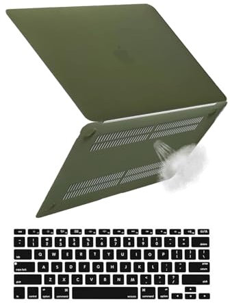 HLAAJJX for MacBook Pro 13 inch Case A1278 2012-2008 Release with CD-ROM,Arts Laptop Hard Shell Case Protective Cover & Keyboard Cover Skin for Macbook Pro 13.3,Dark Green