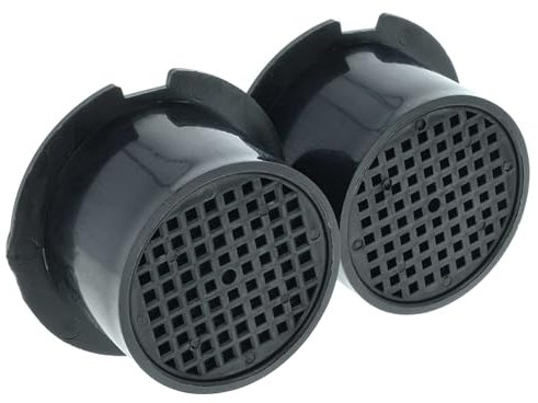 vhbw 2X Air Filter Compatible with Miele KWTN 14826 SDEed, KWT 6833 SG, KWT 6834 SGS, KWT 4974 SGed, KWT 6831 SG Fridge - Activated Carbon