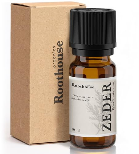 Roothouse-Organics 100% naturreines ätherisches Zedernöl