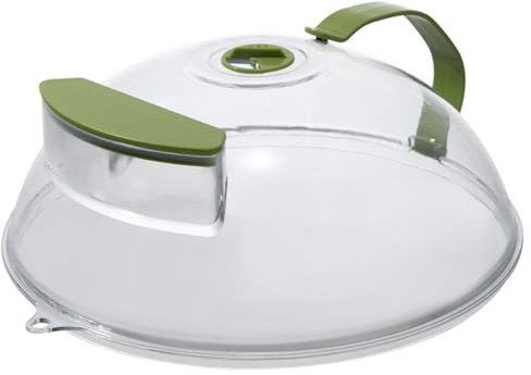 Tapa protectora para microondas con caja de almacenamiento de agua, placa de horno de microondas, cubierta de alimentos, tapa antisalpicaduras, apta para lavavajillas, cubierta de salpicaduras de