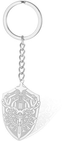 VASSAGO Wikinger-Schlüsselanhänger, Edelstahl nordischer Wikingerhirsch Runen-Anhänger Geweih Schlüsselanhänger Vintage-Amulett Schmuck Geschenke für Männer und Frauen