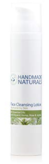 Handmade Naturals Facial Cleanser, Rose/Hemp and Jojoba | 100% natural gentle face cleasing lotion