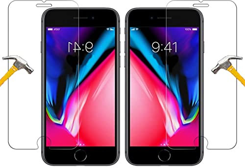 ino 2X Schutzglas kompatibel mit iPhone 7 iPhone 8 iPhone 6 iPhone 6S iPhone SE 3 iPhone SE 2 Panzerglas Displayschutzglas Glasfolie Schutzfolie Displayglas Displayfolie SE2 SE3