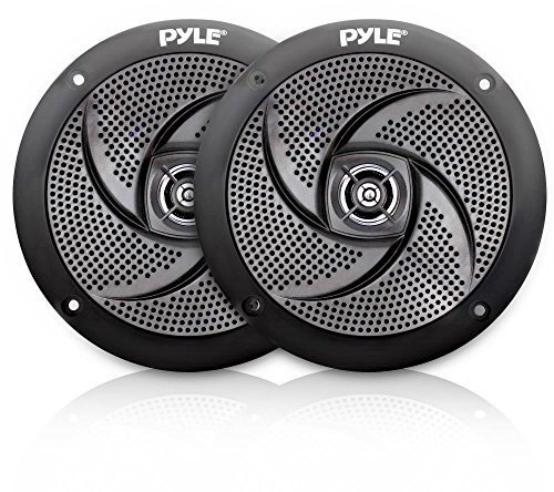 Pyle Altoparlanti Marini, Casse Audio Impermeabili da 13,34 Centimetri, Speaker Design a Profilo Basso, Potenza 180 Watt, 1 Coppia