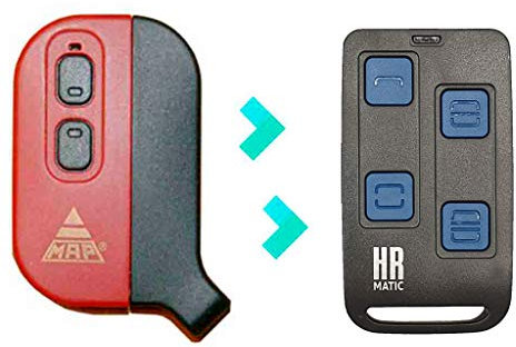 Mando de Garaje Universal HR MULTI 3 compatible EMFA GO MINI