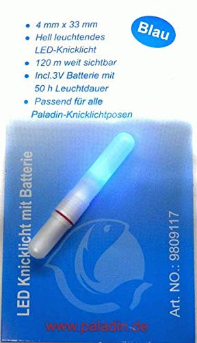 Paladin LED Knicklicht mit Batterie Blau