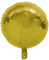 Runde Folienballons - 45 cm Deko für Hochzeit Party Geburtstag JGA Babyparty Kindergeburtstag Luftballon Partydeko Helium Ballon fliegen xl groß wiederverwendbar Metallic Happy Birthday - Gold