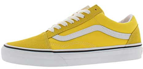 Vans Ua Old Skool Unisex-Sneaker, knöchelfrei, Gelb/Weiß, 37 EU