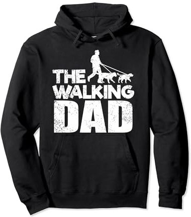 The Walking Dad Hundespaziergang - lustige Hunde Pullover Hoodie