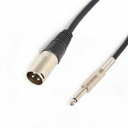 XLR-Stecker auf 1/4 Zoll (6,35 Mm) TRS-Klinkenkabel Symmetrisches Signalverbindungskabel 1/4 auf XLR-Patchkabel für Mikrofonlautsprecher Bühnen-DJ(300CM)