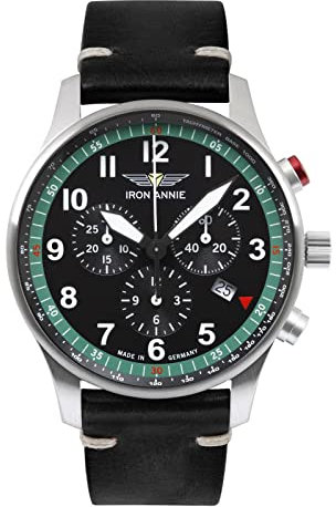 Iron Annie Herren-Chronograph F13 Tempelhof Schwarz 5688-4