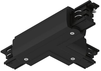 Paulmann 91380 Schienensystem ProRail3 Verbinder T-Stück Links 167,5x101mm max. 3.680W Schwarz Schienensysteme Deckenschiene Metall, Kunststoff