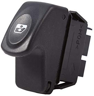 mumisuto Interruptor de Ventana Eléctrica, Botón de Interruptor de Ventana Eléctrica de 6 Pin, Interruptor de Control de Ventana, Interruptor Universal Elevalunas Eléctrico para Clio II 2 I Kangoo