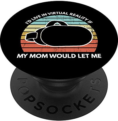 Virtual Reality Interactive Game VR Headset Funny VR Gamer PopSockets Swappable PopGrip