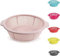 Passoire en plastique de 31 cm pour égoutter les pâtes, les spaghetti, le riz, la salade, les légumes, la cuisine Hobby Design 1 (rose)