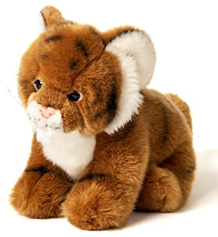 Uni-Toys - Tiger Baby, sitzend - 19 cm (Höhe) - Plüsch-Wildtier - Plüschtier, Kuscheltier