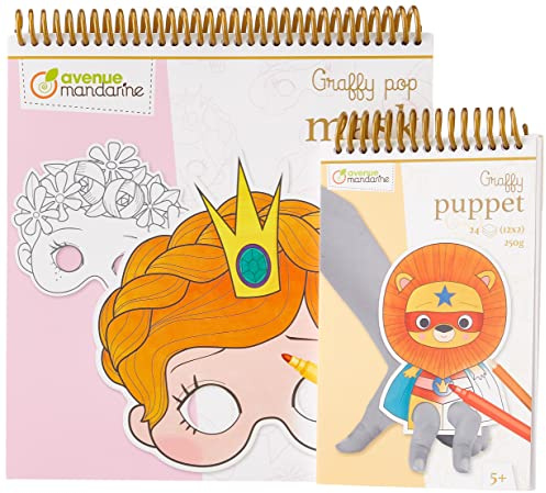 Avenue Mandarine GY023AMZC - Malset Superheld, ideal ab 5 Jahren, 1 Set