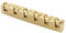 Unxuey 43mm Guitar Adjustable Brass Nut Replacement Compatible with Gibson Les Paul LP SG Style Guitar Part, Golden