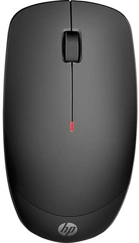 HP 235 Slim Wireless Mouse - Optical - Wireless - Radio Frequency - 2.40 GHz - Jack Black - USB Type A - 1600 dpi - Scroll Ball - 3 Button(s) - Symmetrical - 1