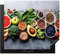 KitchenYeah© Copri Piano Induzione 60x52 cm Cucina Coprifornelli Copertura Protezione Cottura Tutto per la Cucina Frutta - Calcestruzzo - Verdure