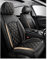 Full Set Auto Sitzbezüge für Opel Corsa A Corsa B Corsa D Corsa E Corsa F, Wasserdichter Leder-Autositzbezug, Seasons Protectors VerschleißFest, 5-Sitzer Autositzbezug Universal ( Color : A(Gold) , Si