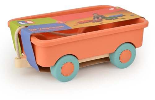 Kids Wagon Toys Outdoor Play Equipment for Children | Safe, BPA Free Pull Along Cart for 2-6 Years Old, Beach, Garden Toys, Push Along Toy, Stroller Wagon | Boy, Girl, Baby Gifts