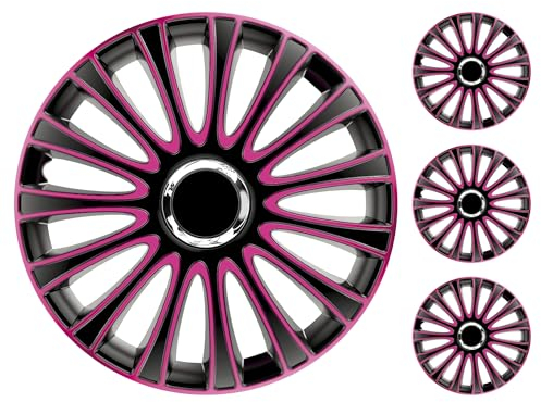 M MOTOS Set di 4 Copricerchi 15 pollici - Eliminate i graffi con questi copriruota flessibili e leggeri da 15 pollici. Facili da installare, non richiedono attrezzi e proteggono dallo sbiadimento!