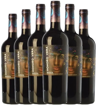Juan Gil Honoro Vera Tempranillo Rioja Joven 75 cl Vino tinto (Caja de 6 Botellas de 75 cl)