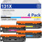 131X Kompatible für HP 131X CF210X für HP Laserjet Pro 200 Color MFP M276nw M276n M251n M251nw M276 M251 (Schwarz Cyan Gelb Magenta, 4er-Pack)