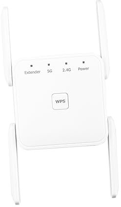OSALADI 1200m Amplificateur De Signal Routeur Extenseur Murale Répéteur WiFi à Haute Performance Compatible Couverture Optimale