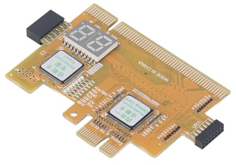 PC-Diagnose 2-stellige Karte, Motherboard-Debug-Postkarten-Analysator, PCI 2LPC-Analysator, Motherboard-Debug-Karte, PCI-Motherboard-Tester, Diagnoseanzeige für Desktop-PC