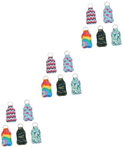 MAGICLULU 15 Stk Lippenstift-Set Spenderbehälter Kleine Kosmetikflasche kosmetikbehälter cosmetic container Handcreme Schlüsselanhänger -Spenderflasche leere Flasche