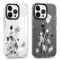 Xylota 2 Stück Handyhülle für iPhone 15 Pro Max 6,7 Hülle, Durchsichtig Weich Silikon Case Muster Aesthetic Blumen Mädchen Frauen Schutzhülle, Transparent TPU Stoßfeste Cover für iPhone 15 Pro Max,05