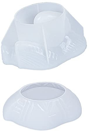 LUCKGONI Schwan Aufbewahrungsbox aus Kristall, Epoxidharz, Make-up-Schmuckbehälter, Silikonform