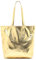 MISAKO Danita Große Shopper-Tasche - Modische Damen-Tote-Bag - Geräumige Stofftasche Danita Gold 38 X 33 X 14 cm