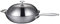 Pentole per friggere in titanio puro 32 cm Wok Padella in titanio non rivestita Pentola universale 32 cm, 32 cm (32 cm)