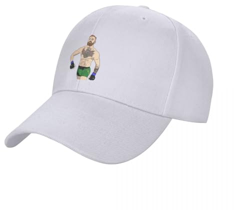 ROBEIUO Baseballmütze Basecap Conor McGregor Baseball Cap Hut Mann Luxus schwarz Junge Frauen