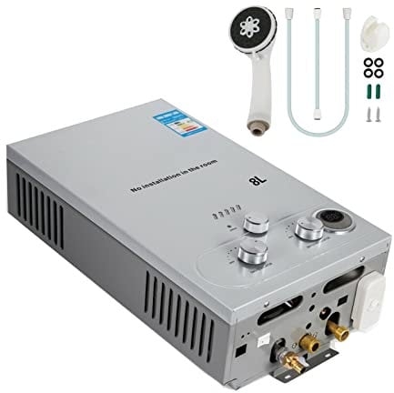 Saunaofen 8L Digital Gas Water Heater Fashionable Propane Efficient Energy Saving On-demand Tankless Water Heater Automatic Protection Genießen Sie Saunaerlebnisse