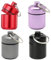 4pcs Ear Plug Case,Ear Plug Holder,42*27mm Portable Ear Plug Carrying Case Keychain Waterproof Earplug Case,Pill Keychain Holder,Great for Storing Earbuds,Pills and Jewelry(Gunmetal,Purple,Black,Red)