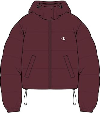 Calvin Klein Women’s Essential Mid Weight Puffer Jacket with Hood