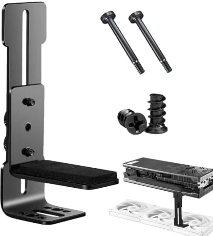 Soporte de GPU – Soporte para tarjeta gráfica | Soporte anticaída de GPU | Soporte para tarjeta gráfica resistente al desgaste | Soporte para tarjeta gráfica GPU | Soporte para tarjeta de video y