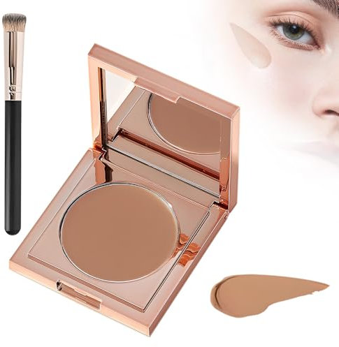 Undereye Corrector, 2025 Neuestes Undereye Color Corrector für Dunkle Kreise, Creme Grundierung unter Augen Makeup Sofortiger Anti-Age Effekt-Concealer (Natürlich, 1Pcs)