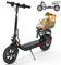 SISIGAD Trottinette Électrique Adulte 12 Pouces Trottinette Électrique Pliable avec Panier, 36V 7.8AH Batterie 25km/h Vitesse 300W Moteur, Scooter Électrique avec Double Frein et Lumière
