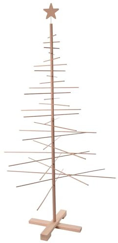Holyart Albero di Natale Xmas3 in Legno Naturale 240 cm