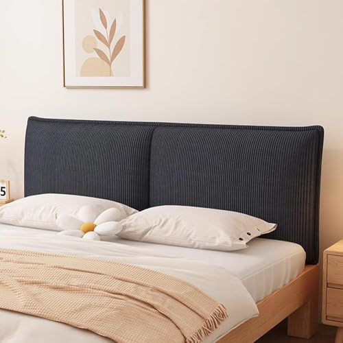 Polsterpaneel Rechteck WANDPOLSTER Wandkissen Bettkopfteil Wandpaneel Schlafzimmer Wohnzimmer Bett Modern Luxus Gepolstert Polster Paneel(Schwarz,160 * 60 * 6cm(Straps))